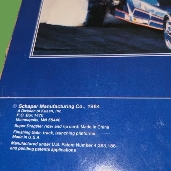 RARE NEW Vintage 1984 Schaper Stomper Super Dragster Raceway Set COMPLETE - Picture 8 of 8